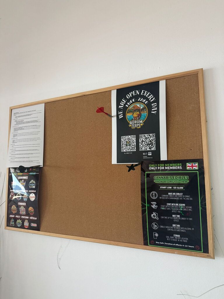 table with reminders